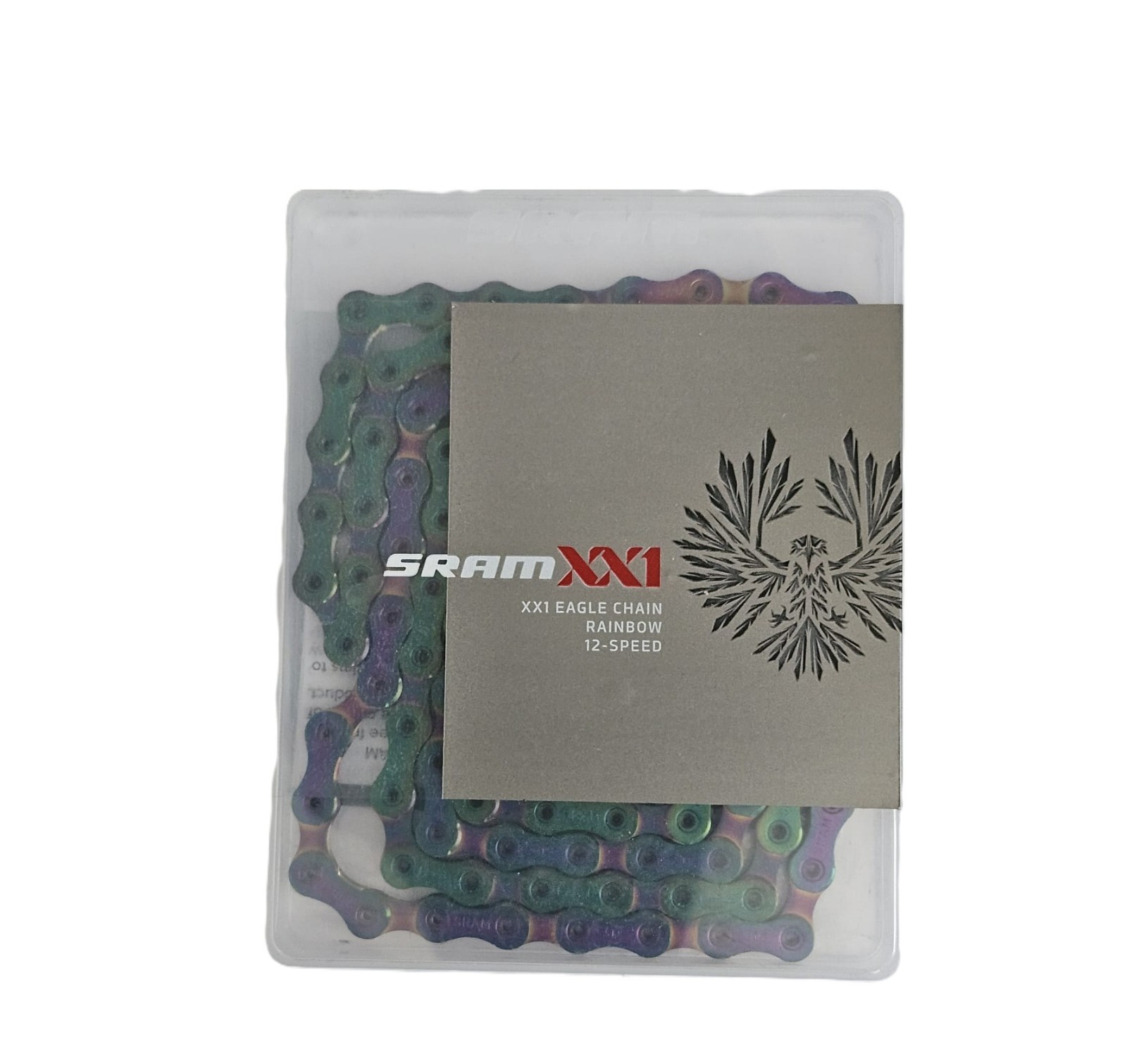 SRAM Chain PC XX1 12 Speed Eagle Hallowpin Powerlock 126L Rainbow Genuine