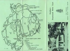 Hinckley's Dreamwood Motor Court Brochure Mount Desert Maine 1960's