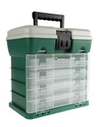New! Wakeman Plastic 4-Drawer Tackle Box Organizer for Fishing Green Free Ship!
