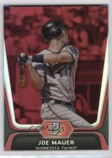 2012 Bowman Platinum Red Joe Mauer #2 HOF 6o3