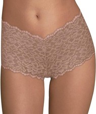 Maidenform Women's Boy Shorts Fit, Cheeky Lace Boyshort Underwear