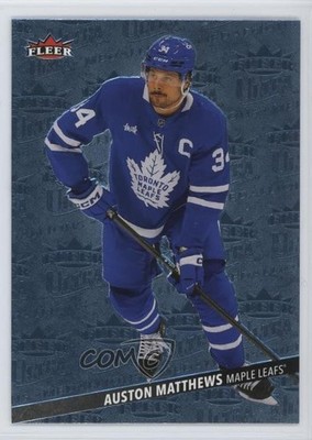 2025 Upper Deck Fleer Ultra Medallions Platinum 11/100 Auston Matthews #M-9 v5t