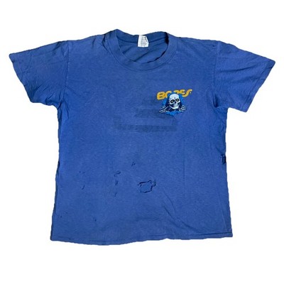 RARE Vintage 80s 1983 Powell Peralta Bones Skateboard T-shirt