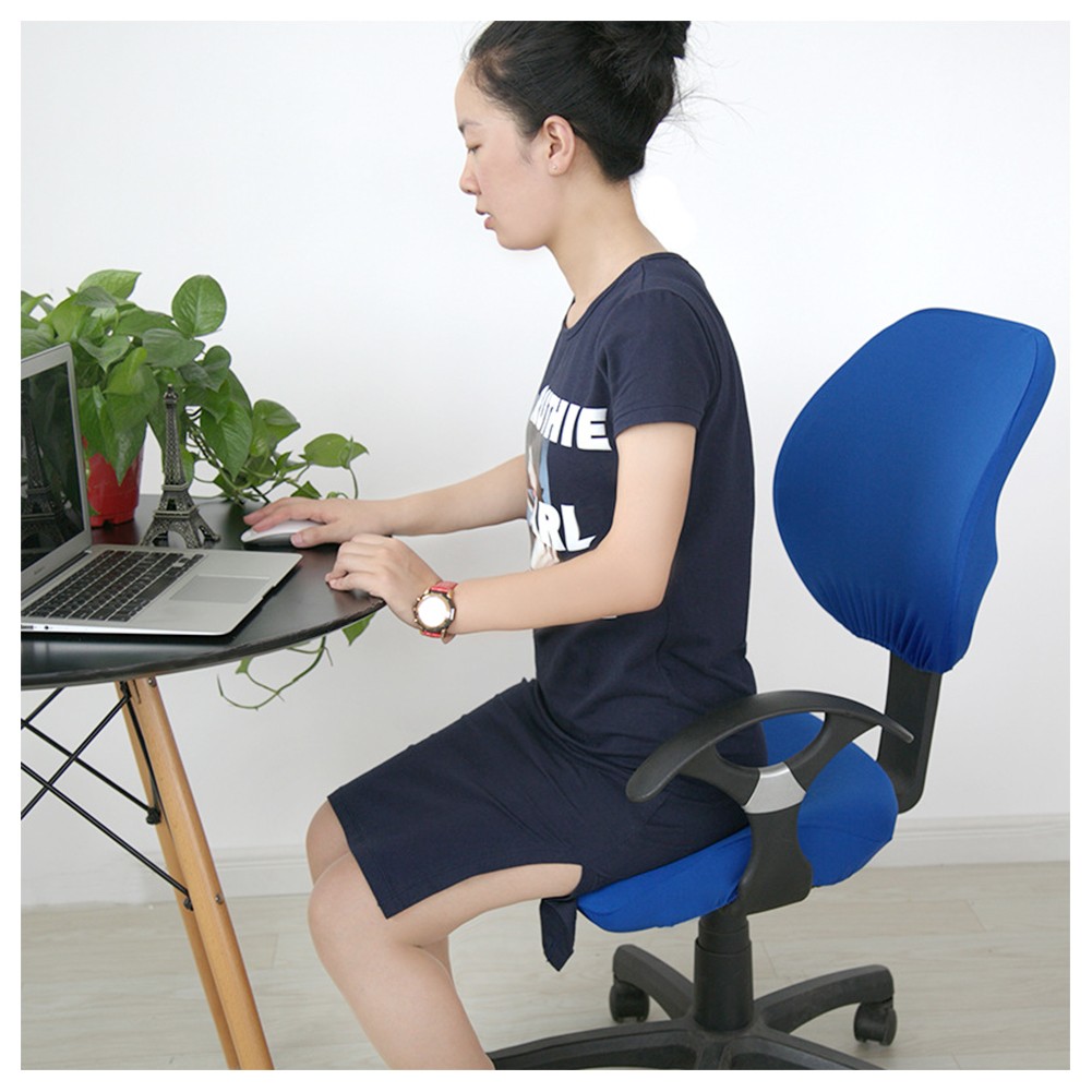 .2 Pcs Universal Computer Office Chair Backrest Cover Protective Stretchable