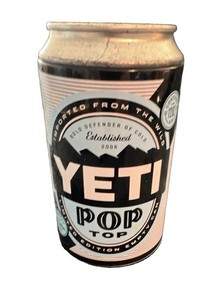 YETI Metal Can-Shaped Piggy Bank Hidden Stash w/ Removable Lid & Bottom