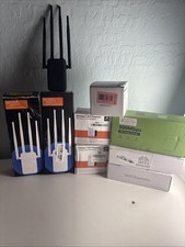 PRICE IS FOR LOT OF 9 MIXED BRAND Wifi Extender Repeater 300Mbps 2.4G