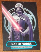 Topps Star Wars Rogue One Villains of the Empire Darth Vader Card-1