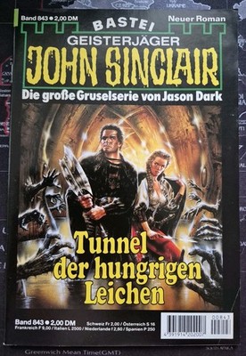 John Sinclair 1. Auflage Nr. 843   wie Neu