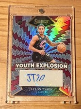 2024-25 NBA Select Jaylon Tyson RC Rookie #YETYS 🔥 Youth Explosion Signature