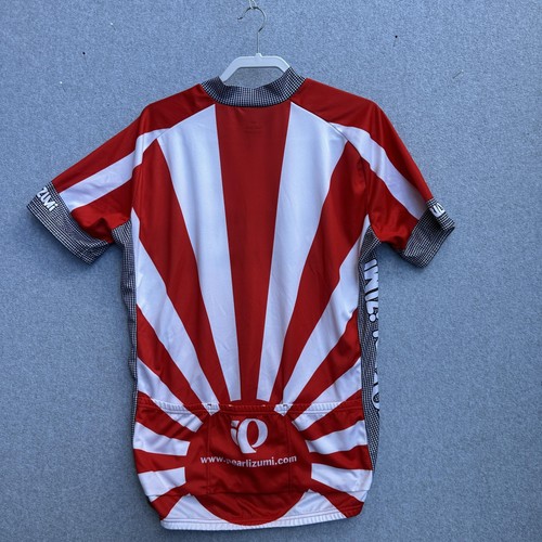 Pearl Izumi Originals Radtrikot Herren 2XL Rot Weiß Kurzarm 1/2 Zip - Bild 5 von 8