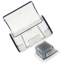  4 Pcs Toothbrush Wall Holder Stand Hanging Bathroom Holders with Cover