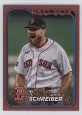 2024 Topps Series 2 Mother's Day Hot Pink 27/50 John Schreiber #426 2a5