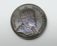 British Honduras 1904 Bronze 1 Cent Edward VII Coin