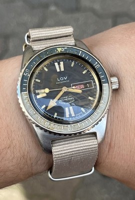 TOLLE TAUCHERUHR 300M HERREN AUTOMATIC MARKE LOV @ DIVING WATCH 41MM
