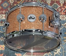 Tamburo rullante DW Collectors Series 6,5x14 acero/mogano - bicchiere champagne