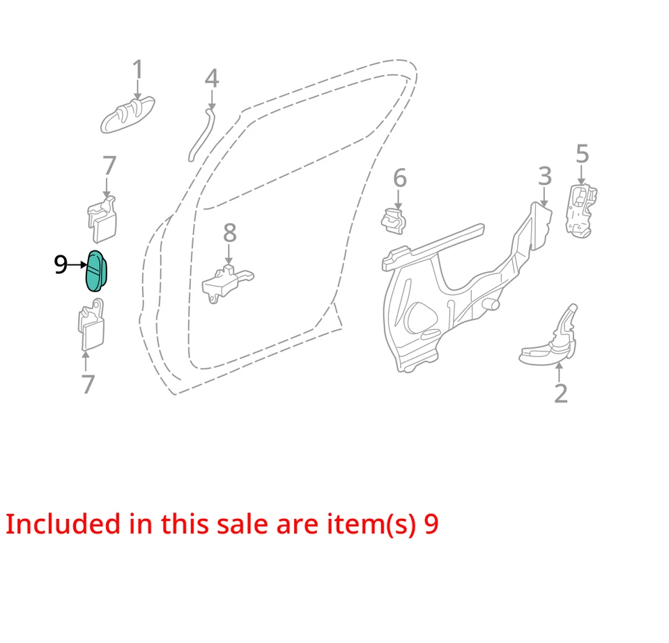 Se adapta a ojal Buick Park Avenue 1997-2005 FRT S/D CHK LINK 25623413 - NUEVO OEM Foto 2 de 3