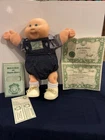 Cabbage Patch Kid Doll 1984 Boy Preemie Doll outfit birth cert Adoption Unused