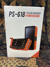 Solar Power Bank 63200mAh Portable Charger with Dual Outputs & Crank PS-618