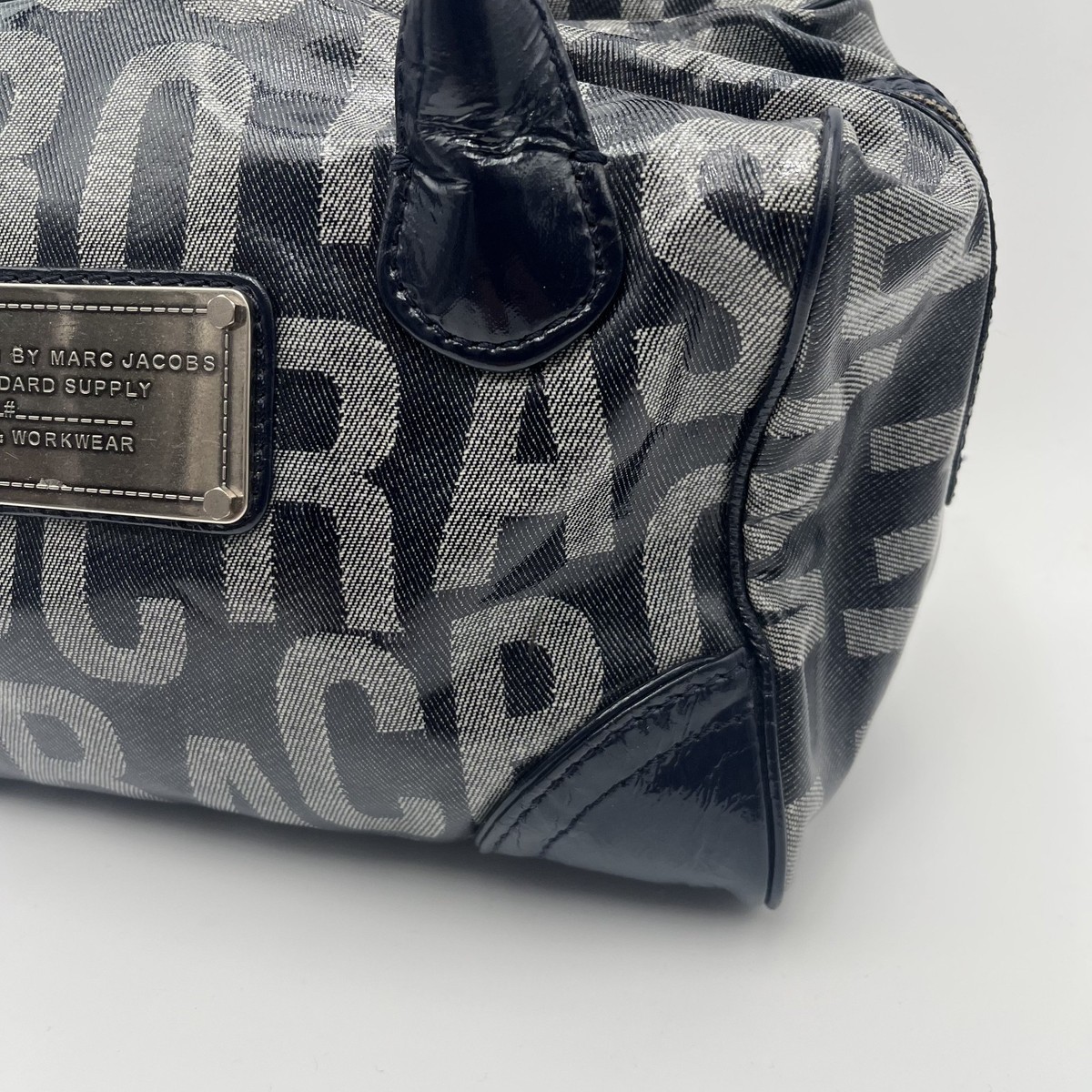 Vintage Y2K Marc Jacobs Vintage Blue Patent Leather Satchel