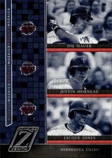 2005 Zenith Mosiacs #M-15 Joe Mauer/Justin Morneau/Jaques Jones