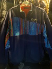 Vintage COOGI AUSTRALIA Lined Jacket XL Multicolor Full Zip with Pockets RARE