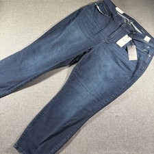 NWT Judy Blue Boyfriend Jeans Womens 20W Dark Wash High Waist JB8114DK