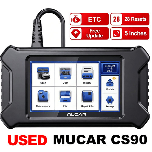 USED MUCAR CS90 OBD2 Scanner Car Engine Automotive diagnostic tool Full OBD Scan