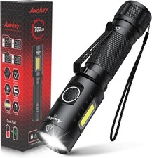 Flashlight Magnetic LED Flashlight,Small Powerful EDC Flashlight A5 W/ COB Side