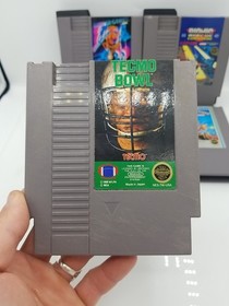 NES Games Bundle Of 4 Ikari Warriors 2 Tecmo Bowl Bionic Commando Winter Games