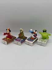 Vintage Set 1998 Disney VHS Train Car McDonalds Happy Meal lot Of 4