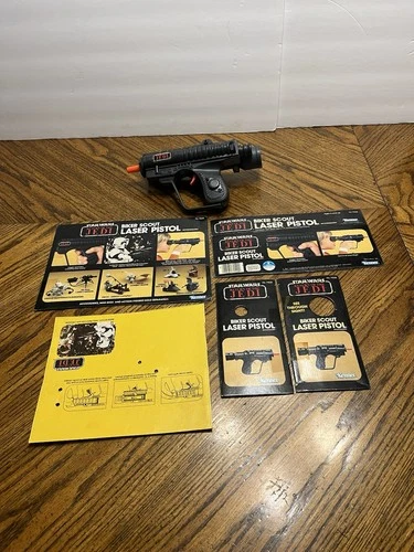 Vintage 1983 Kenner Star Wars Biker Scout Laser Pistol