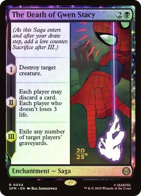 MTG  FOIL The Death of Gwen Stacy (Prerelease) (Marvel's Spider-Man)  - Promo