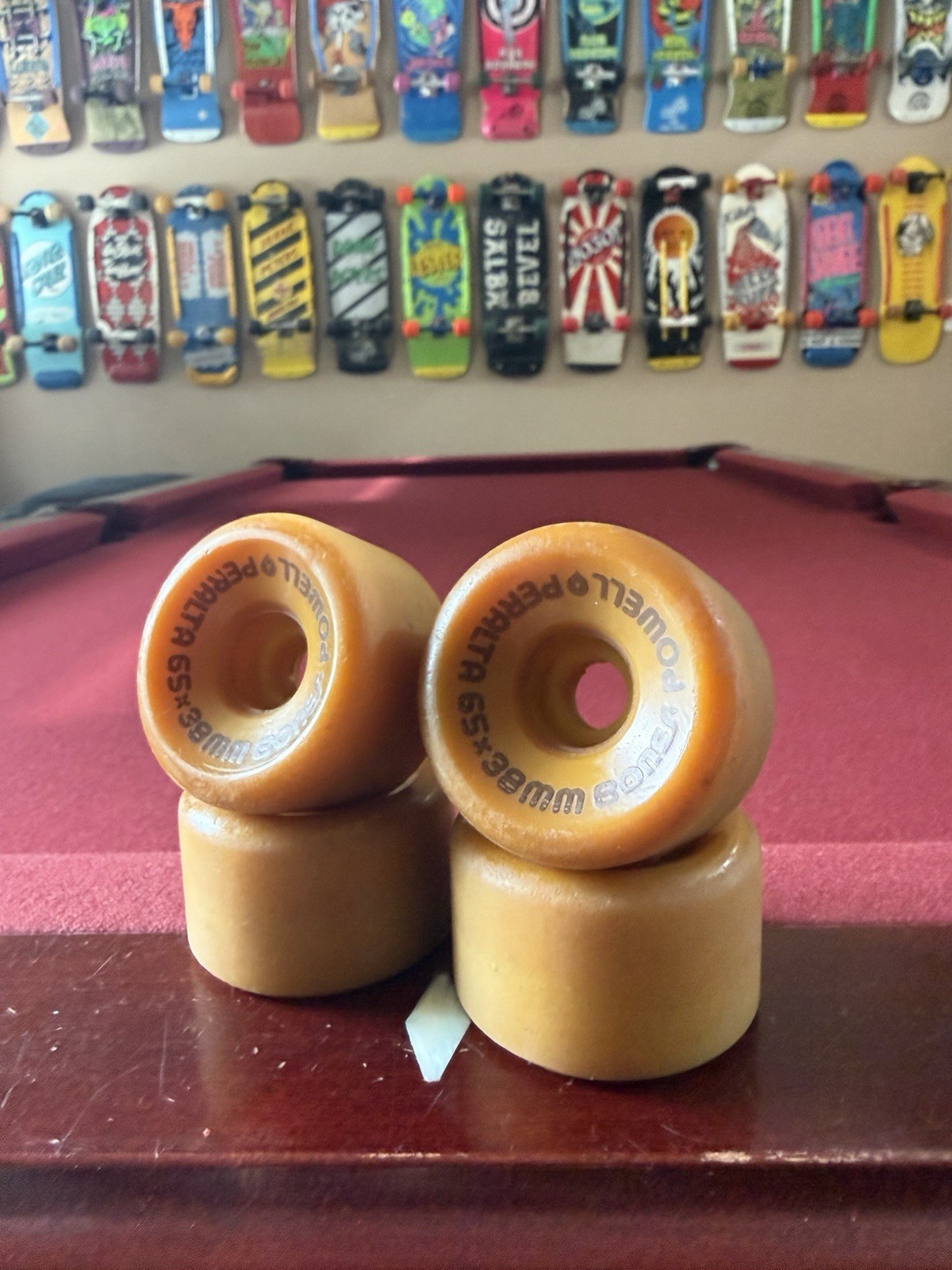 Vintage Powell Peralta 65x38mm Bones Skateboard Wheels Rare Old School Zorlac