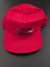 Vintage Harness Herbicide Monsanto Snapback Hat USA Made Trucker Red