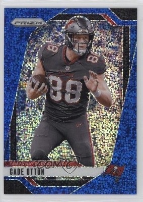 2024 Panini Prizm Blue Sparkle Prizm 64/96 Cade Otton #271 12po