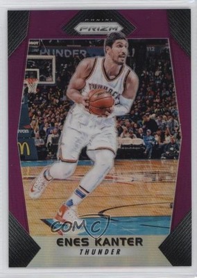 2017-18 Panini Prizm Purple Prizm 6/75 Enes Kanter #262 0rf