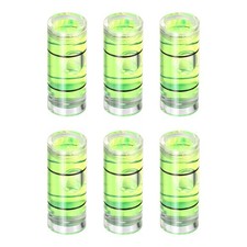 6pcs 20x8mm Small Cylindrical Bubble Level Vials Levels Measuring Tools