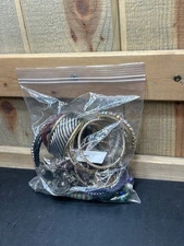 Mixed Lot Of Costume Jewelry Assorted Some Wearable & Craft Pieces