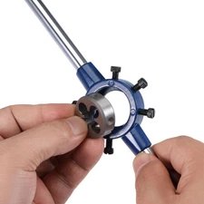 3/8-24 UNF Threading Die 30mm Die Fixed Handle Wrench Round Die Stock
