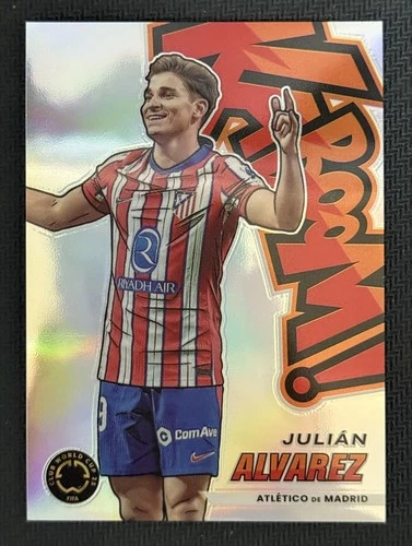2025 Panini Prizm FIFA Club World Cup Julian Alvarez #2 Kaboom! Case Hit SSP