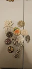 vintage Costume Jewelry Brooches lot