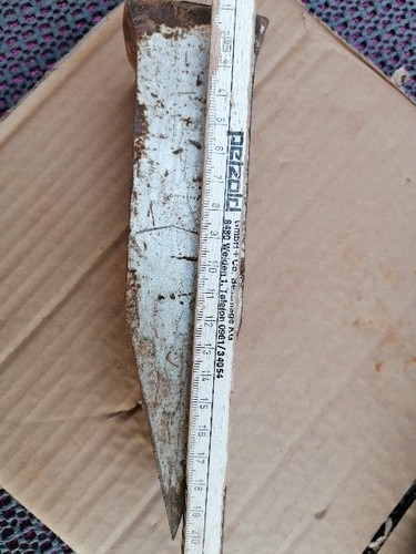 Spaltkeil, Holzspalter, Treibkeil, Stahl, 20 cm lang, Oben 5cm breit, 3480 gramm - Bild 2 von 6