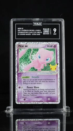 2021 Pokemon SWSH Celebrations 88/92 Mew EX Legend Maker UR TAG 9 (939)