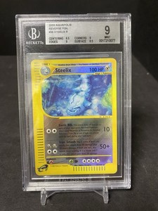 Aquapolis Reverse Holo Steelix BGS 9 REVERSE HOLO 35/147 Pokemon 9.5, 9, 9, 8.5
