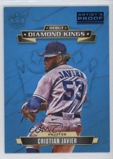 2021 Panini Diamond Kings Debut Artist Proof Blue Cristian Javier #DDK-HA 0sm3