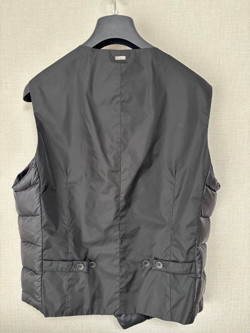 Herno Black Down Vest Dbl Button Lightweight Warm… - image 2
