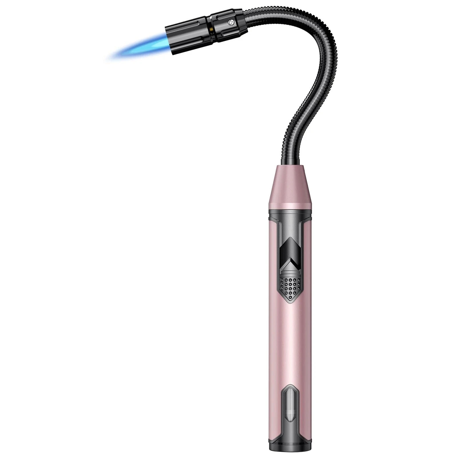 Refillable Butane Long Flexible Neck Rose Gold