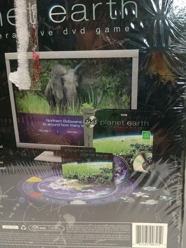 BBC Planet Earth Interactive DVD Game Family Trivia Board Game New Sealed - Image 4 of 4