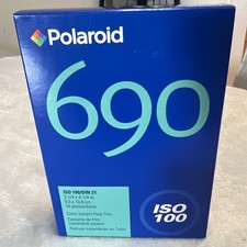 Polaroid 690 Series Color Instant Pack Film ISO 100 10 Photos Exp 02/2009
