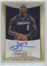 2012-13 Panini Select Silver Prizm 60/199 Bismack Biyombo #162 Auto 1qa